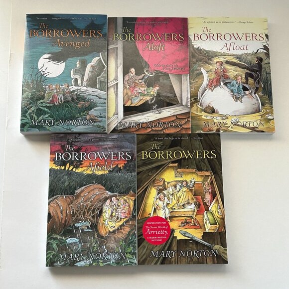 The Adventures Of The Borrowers by Mary Norton Box Set 5 Books Young Reader - Picture 11 of 16